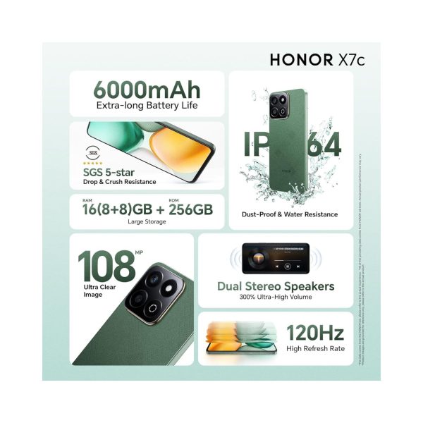 Honor X7c Green 2