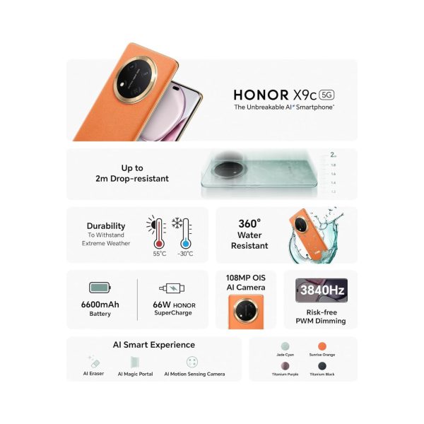 Honor X9c orange 6