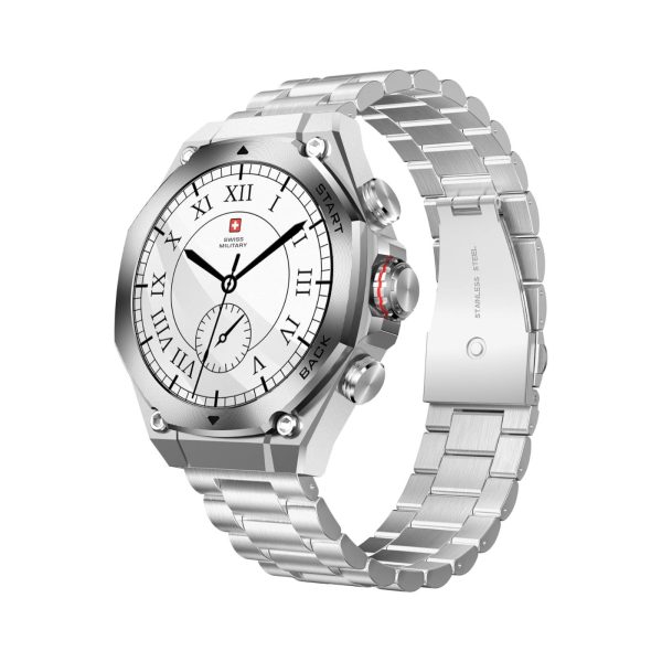 Swiss Military Dom 6 Smart Watch Silver (4)