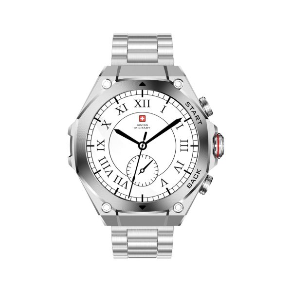 Swiss Military Dom 6 Smart Watch Silver