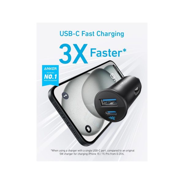 Anker 30W 2 Port USB C Type C Car Charger (6)