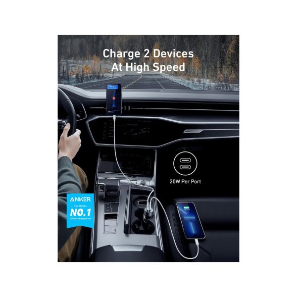 Anker 40W 2 Port Type C Car Charger (4)