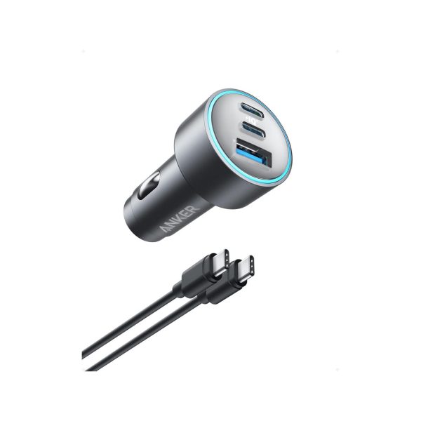 Anker 67W 3 Port USB A Dual Type C Car Charger