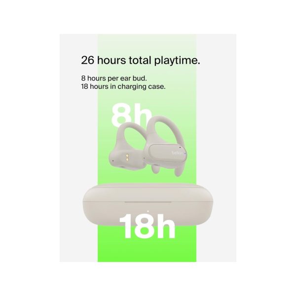 Belkin Soundform ClearFit Open Ear Wireless Earbuds Sand (3)