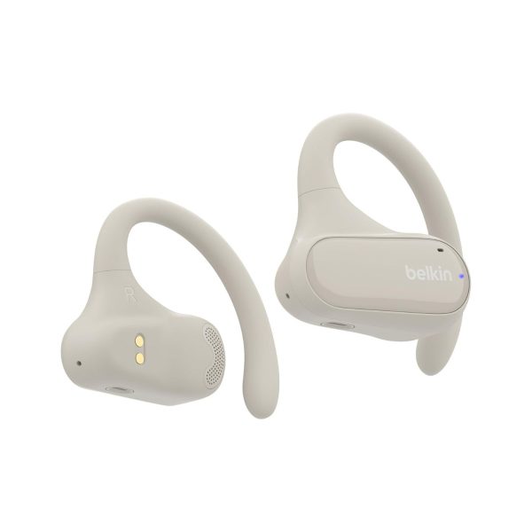 Belkin Soundform ClearFit Open Ear Wireless Earbuds Sand